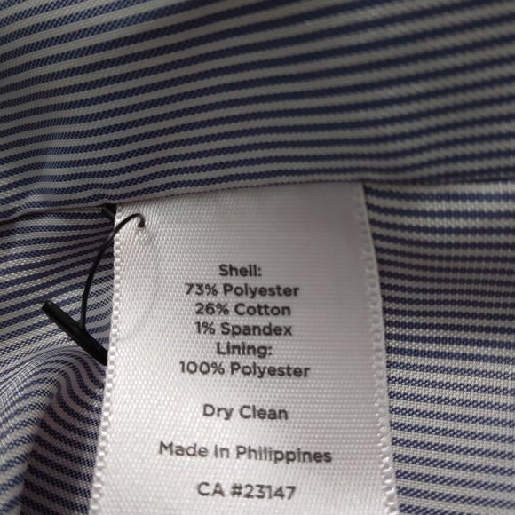 Talbots | Red Textured Double Breasted Blazer Jacket | Size 10 - Picture 10 of 10